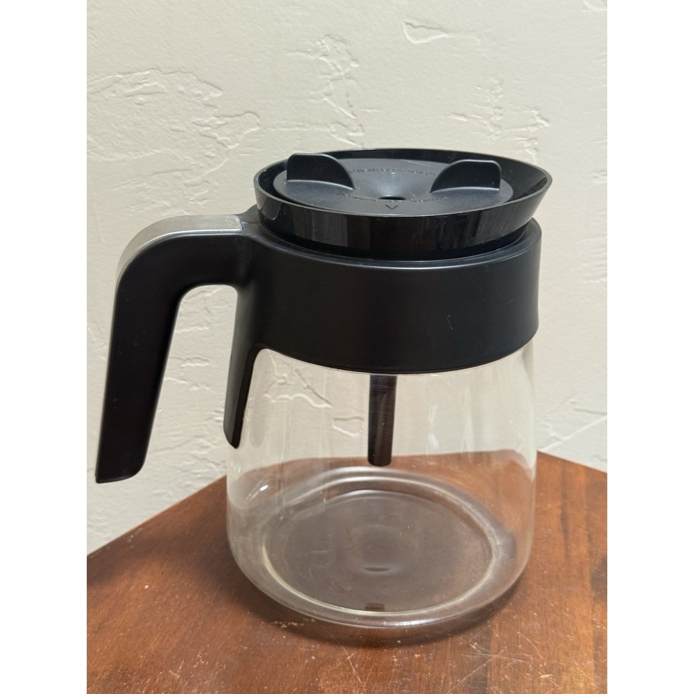 Ninja Coffee Maker Glass Carafe Replacment w/Lid 1317663 Brew Through Lid 10 Cup